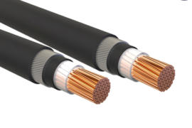 Single copper and aluminum cables are PVC or XLPE insulated and armed with aluminum wires