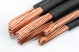 Single copper and aluminum cables are PVC or XLPE insulated